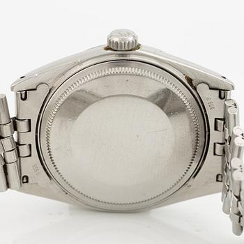 Rolex, Datejust, "Linen Sigma Dial", wristwatch, 36 mm.