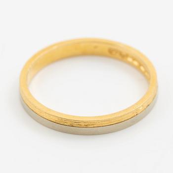 Lapponia, ring 18K gold and white gold, Finland 1978.