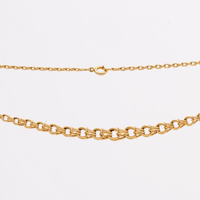 NECKLACE 18K gold, 12,5 g.