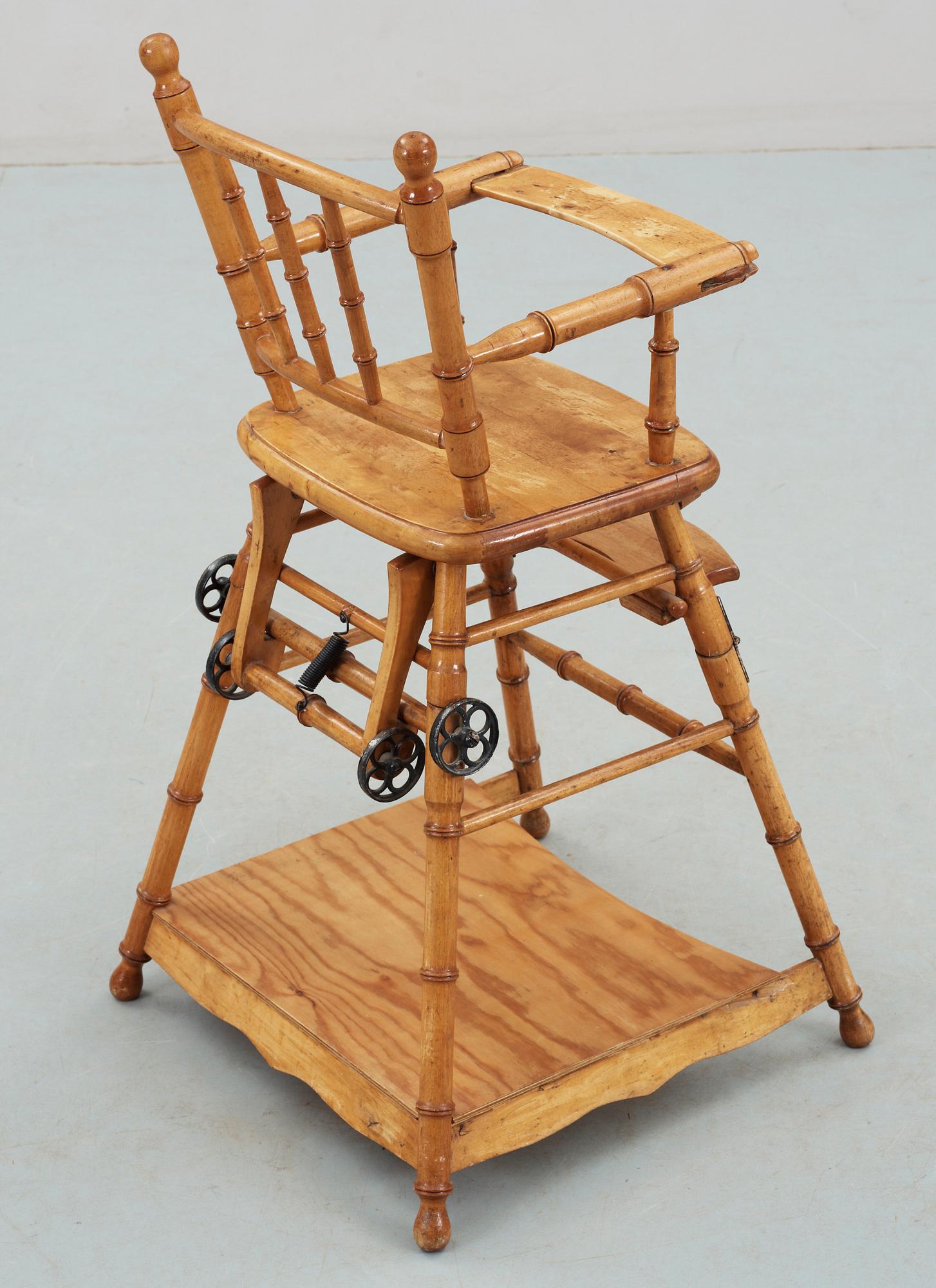 BARNSTOL, 1800-talets slut.