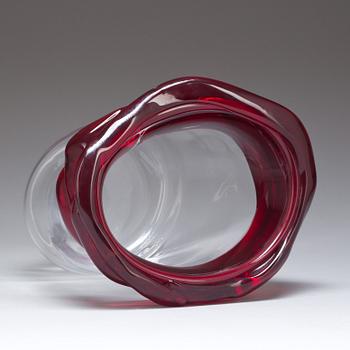 Skål, glas, Murano, signerad och daterad, -97.