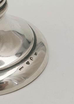 PARTI SILVER, 51 delar, bland annat CG Hallberg, Stockholm, 1953. Totalvikt ca 1030 gram.