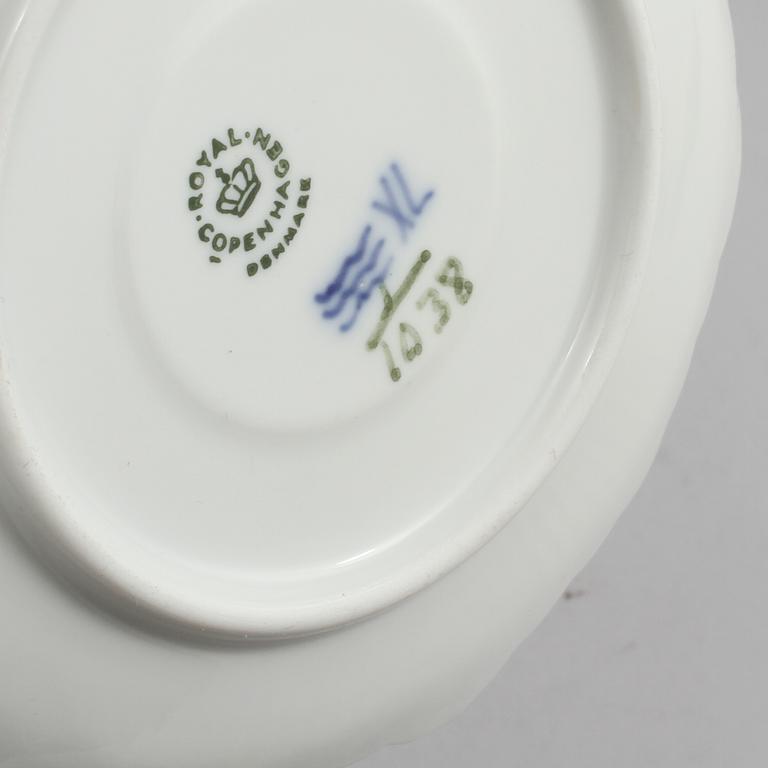 SERVISDELAR, 11 delar, porslin, Musselmalet, Royal Copenhagen, 1900-talets andra hälft.