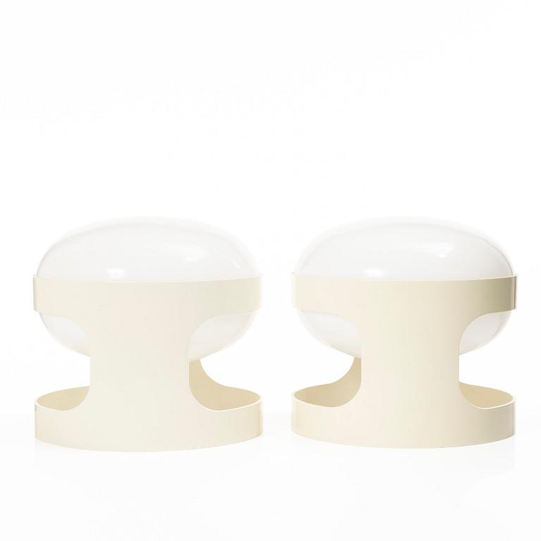 Joe Colombo, a pair of table lamps, 'KD 27 Sinjet', Husqvarna, 1960s/70s.