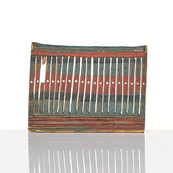 Bandsked, Allmoge, möjligen Rogsta, Hälsingland, 1800-tal.