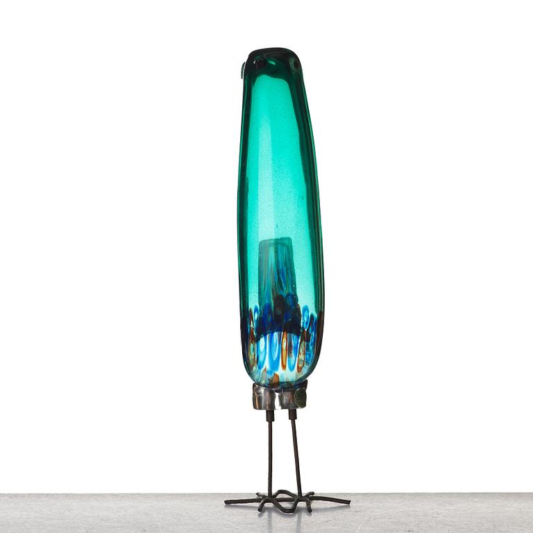 Alessandro Pianon, a "Pulcino" glass bird, Vistosi, Murano, Italy 1960's.