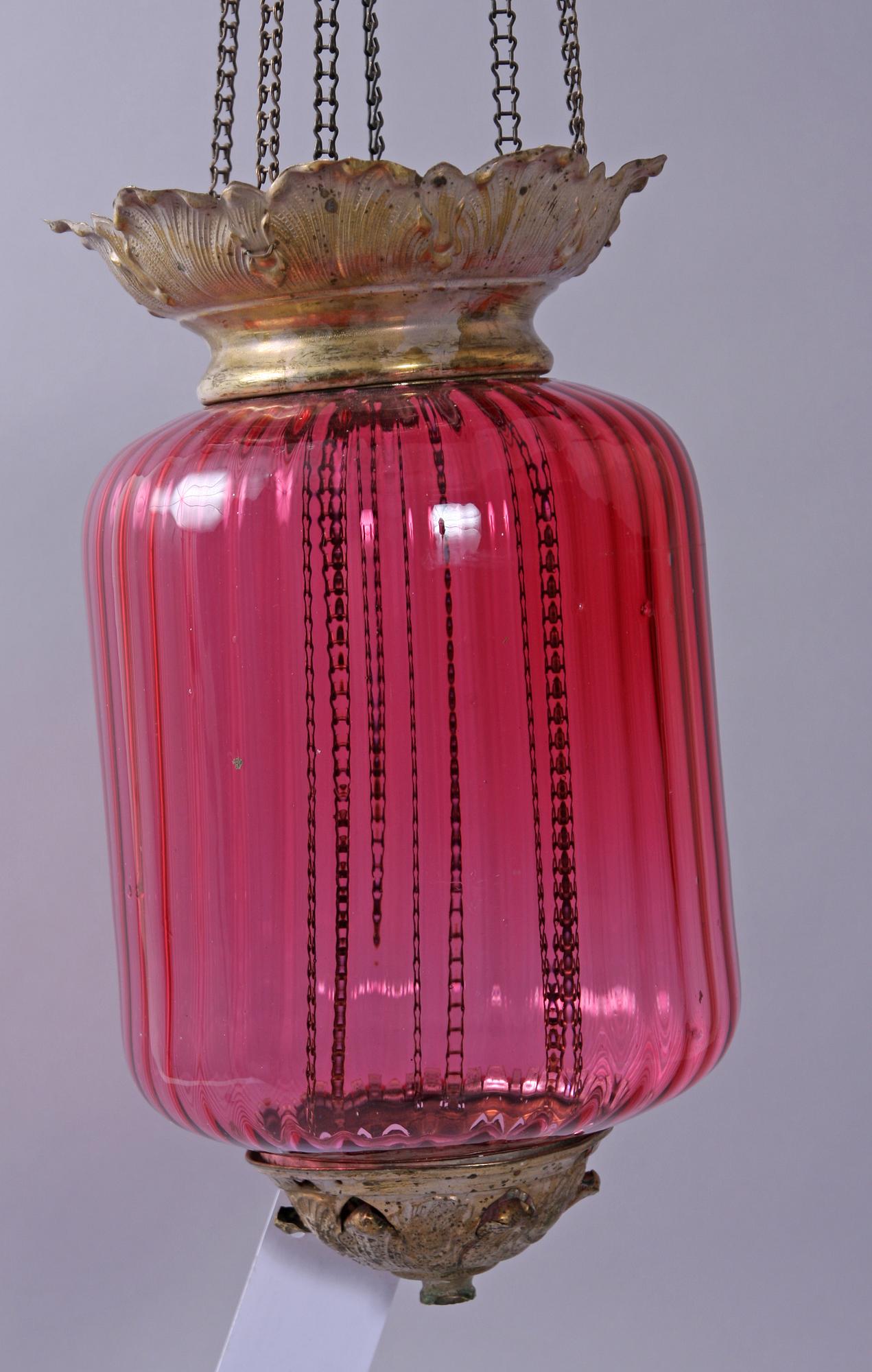 MÅNSKENSAMPEL, glas o metall, 1800-talets slut.