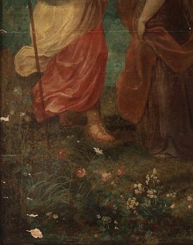 Hendrick van Balen och Jan Brueghel den äldre, tillskriven. Minerva besöker de nio muserna.