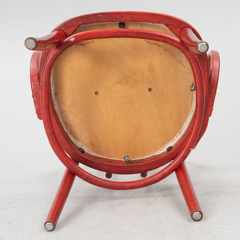 Seven armchairs, "Wien", Gemla, second half of the 20th century.