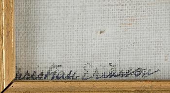 CHRISTIAN ERIKSSON, olja på pannå. Sign.