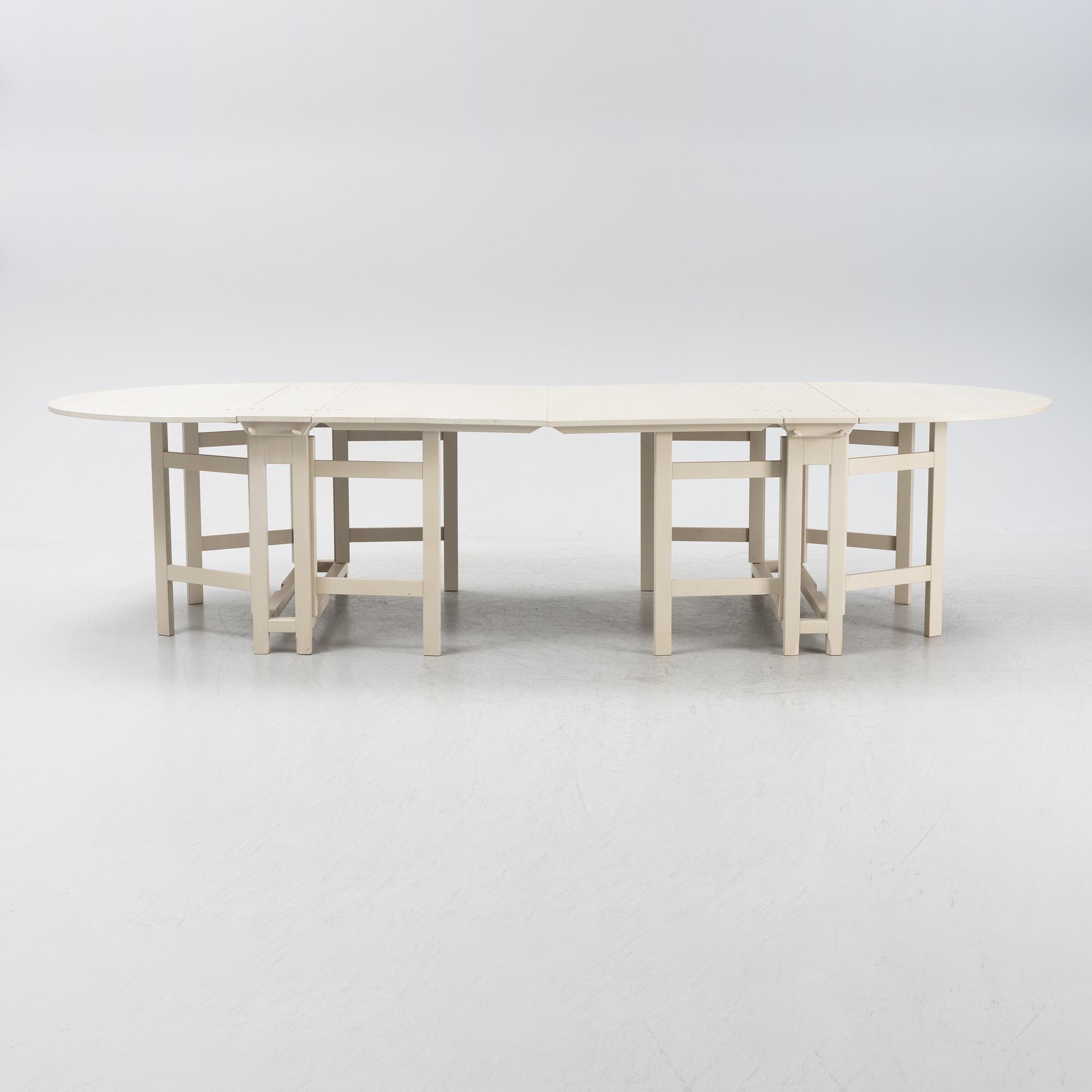 A pair of 'Bergslagen' gate leg tables from IKEA, 1990's. - Bukowskis