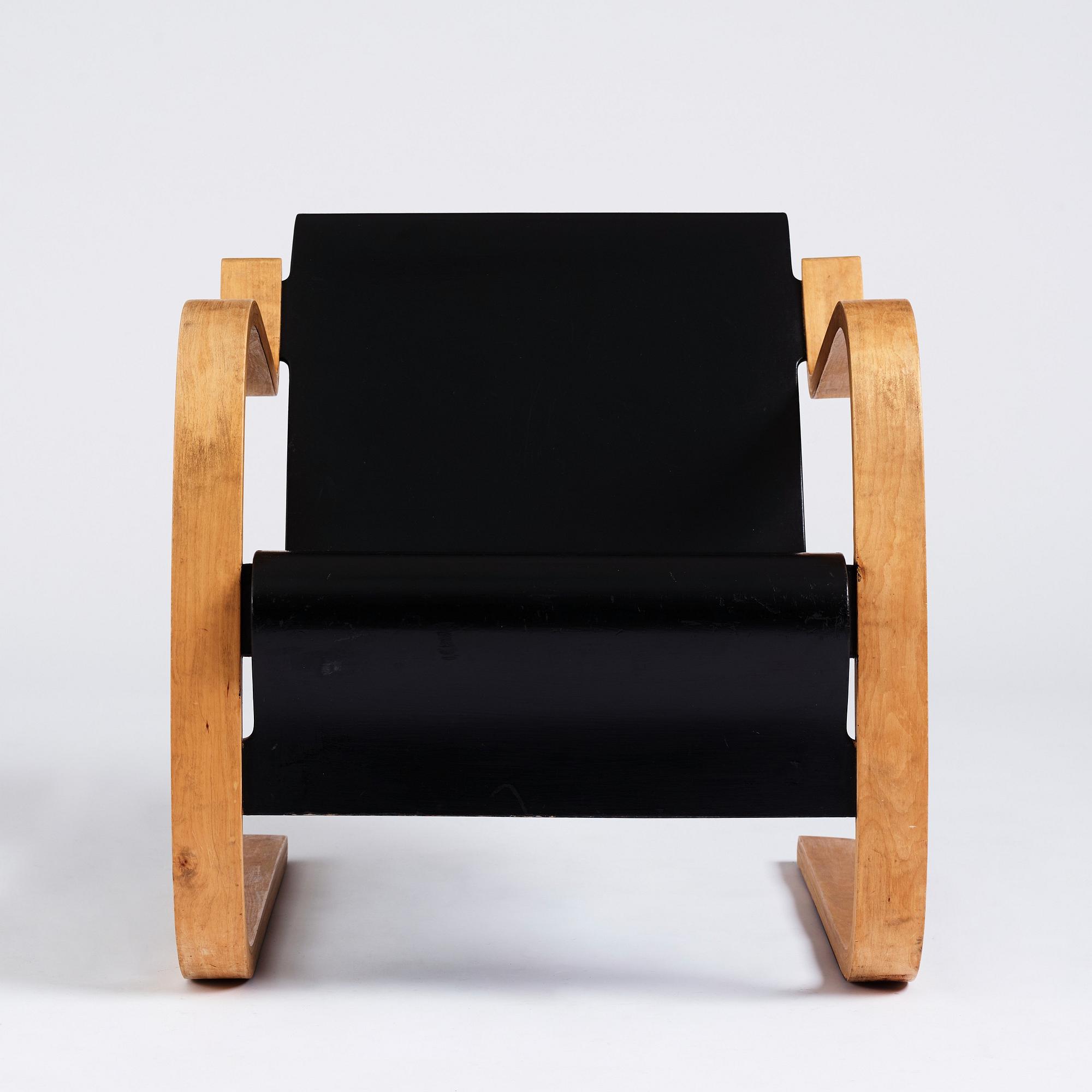 Alvar Aalto, a 'model 31' armchair, produced by O.y Huonekalu-ja Rakennustyötehdas, Finland or Aalto Design, Swedish Artek Hedemora.