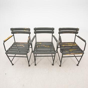 Gunnar Asplund, garden furniture 9 pcs Iwan B. Giertz Motala 1930s.