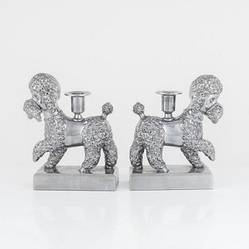 Per B. Sundberg, a pair of candlesticks, "Föremål", poodles, limited edition, Ikea 2018.