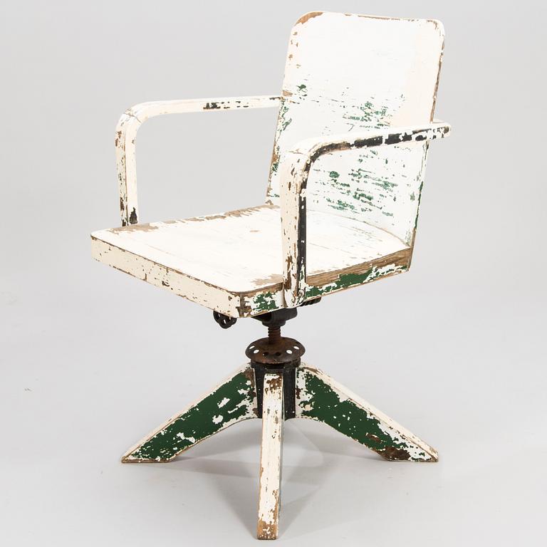 WERNER WEST, konttorituoli, Wilhelm Schaumann Oy, Finland 1930-luku.