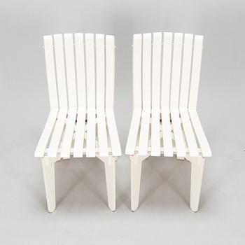 Alvar Aalto, a 5-piece 'Aurinko' (Sun-series) garden furniture suite for Artek 2009.