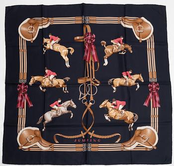 Hermès, scarf, "Jumping".