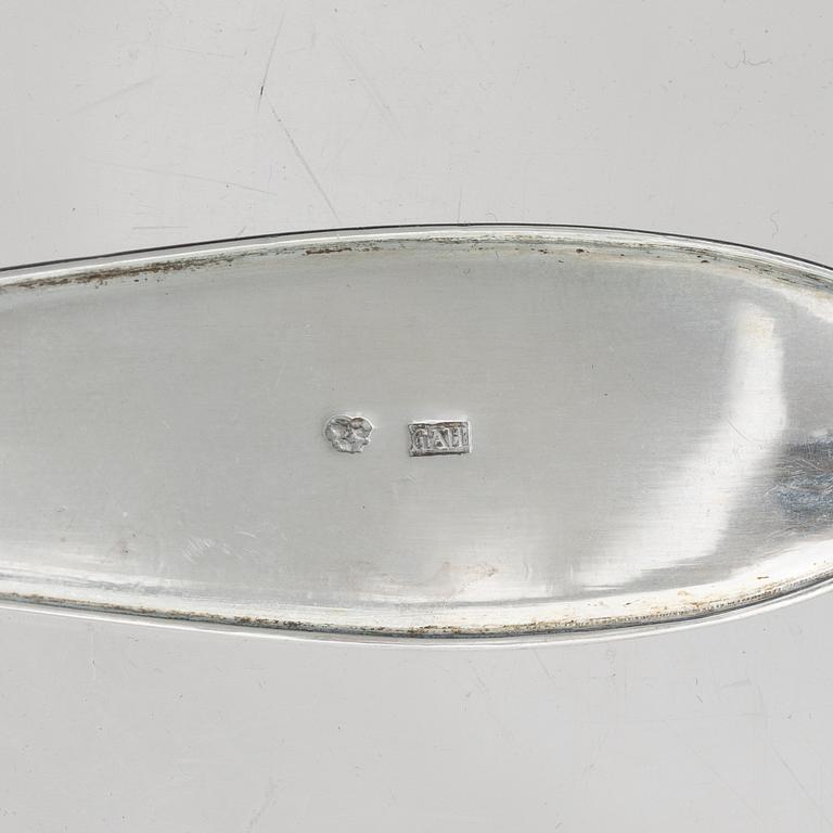 Silver, 11 pieces, including AJ Lignell, Sundsvall, active 1806-1824.