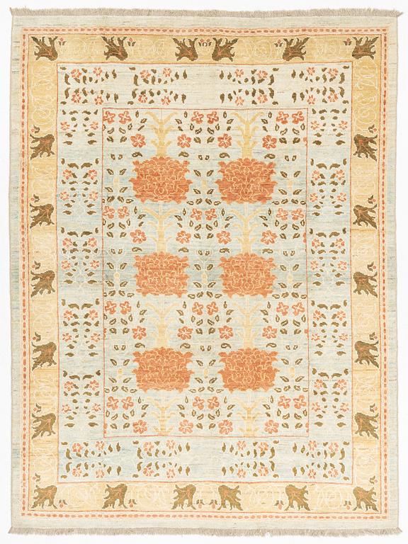 Matta, västpersisk, Arts and Crafts mönster, 330 x 256 cm.