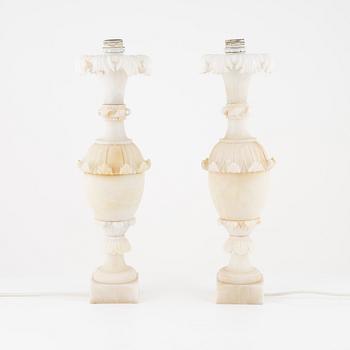 A pair of table lamps, 20th Century.