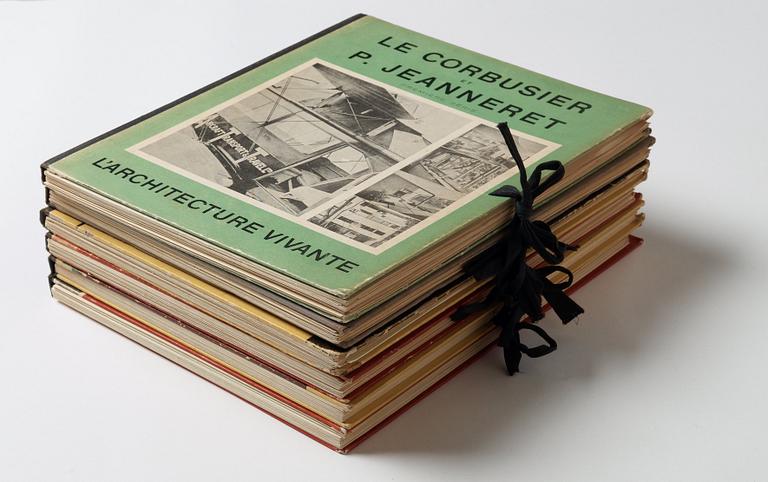 LE CORBUSIER et PIERRE JEANNERET, 'L'Architecture Vivante', 6 vol.