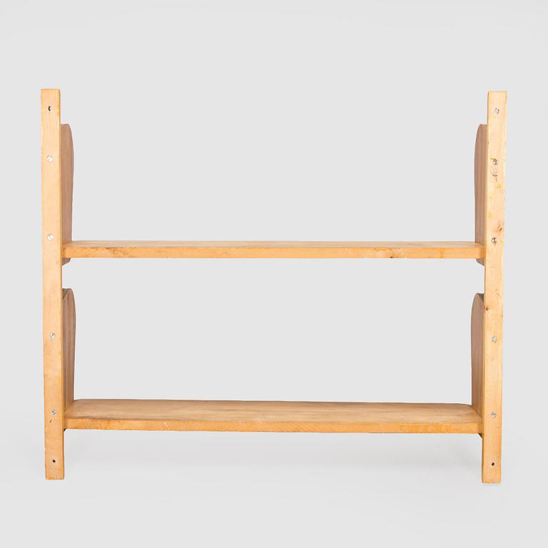 A mid-20th century 'Poika' wall shelf by HMN Huonekaluliike Mikko Nupponen.
