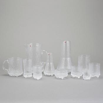 GLASSERVIS, 80 delar, "Ultima Thule", Tapio Wirkkala, Iittala, Finland, formgiven 1968.