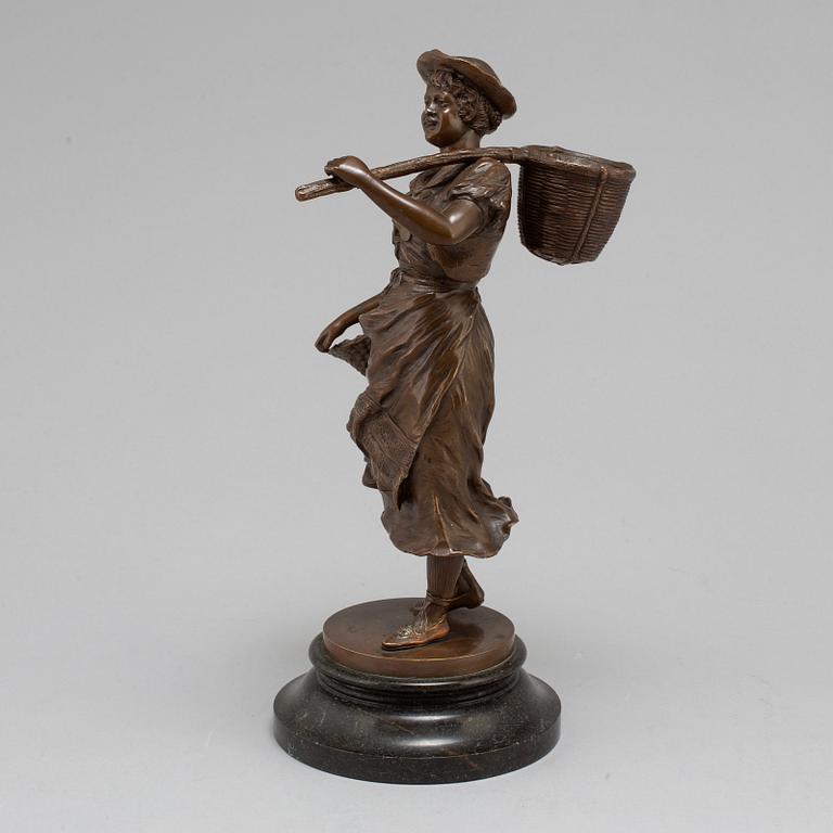 HELMUTH SCHIEVELKAMP, sculpture, bronze, signed and dated 92.