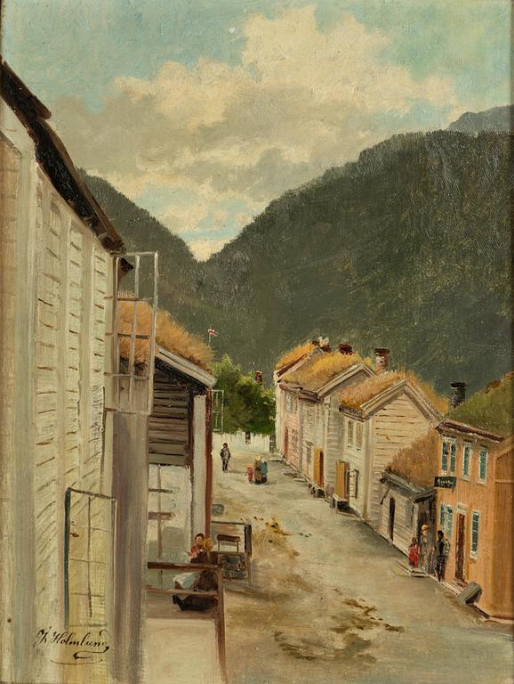 Josefina Holmlund, "Gata vid Veblingen?".