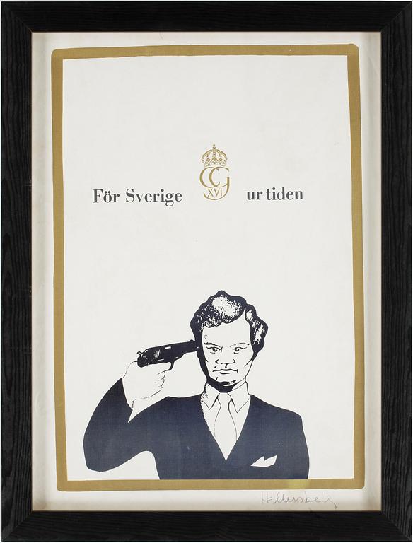 LARS HILLERSBERG, screentryck, signerad.