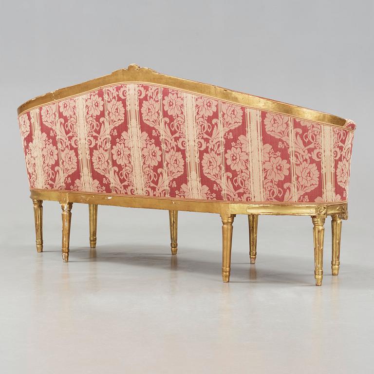 A Gustavian late 18th century sofa.