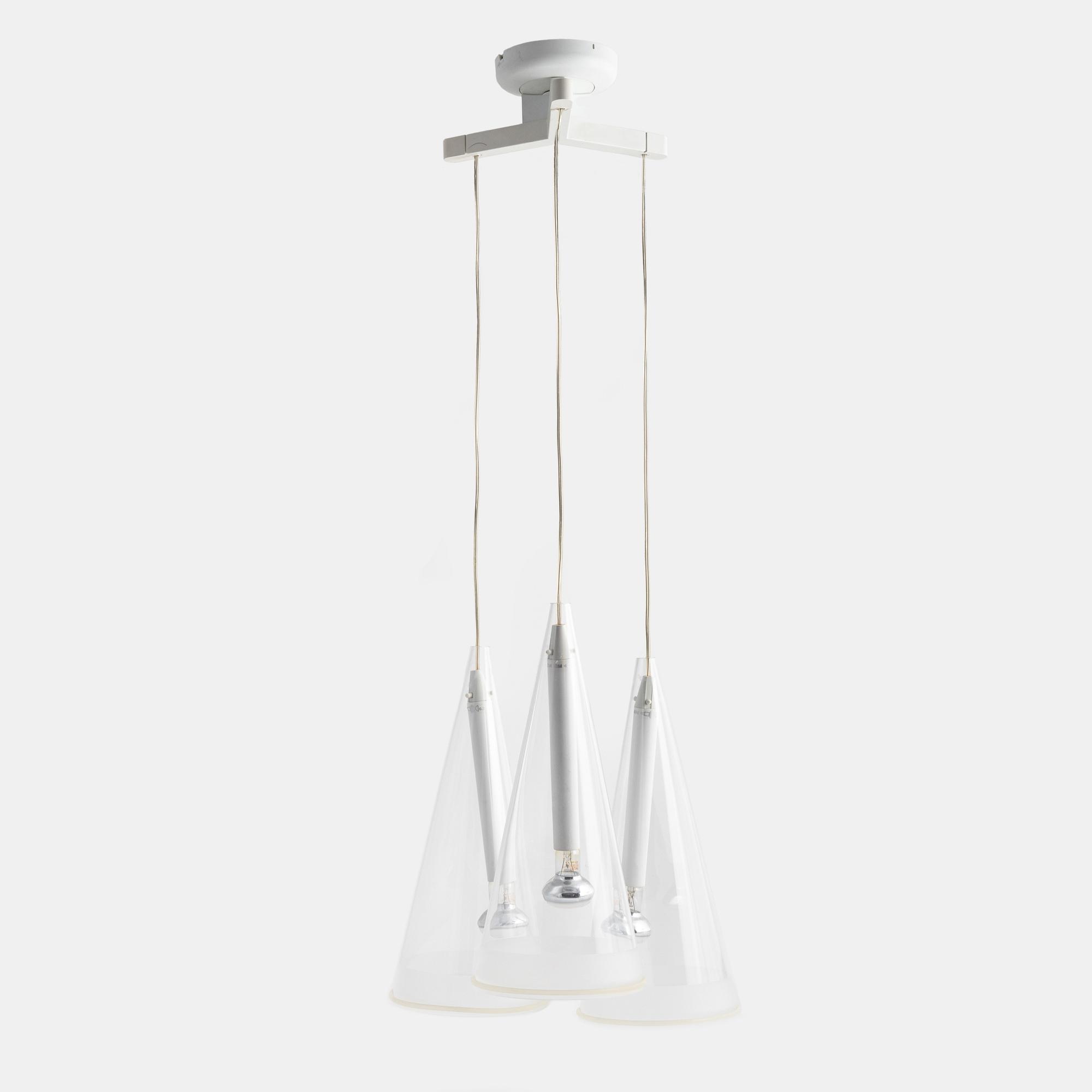 Achille Castiglioni, a 'Fucsia 3' ceiling lamp for Flos.