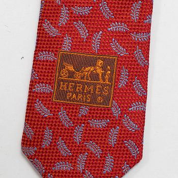 Hermès, slipsar, tre st.