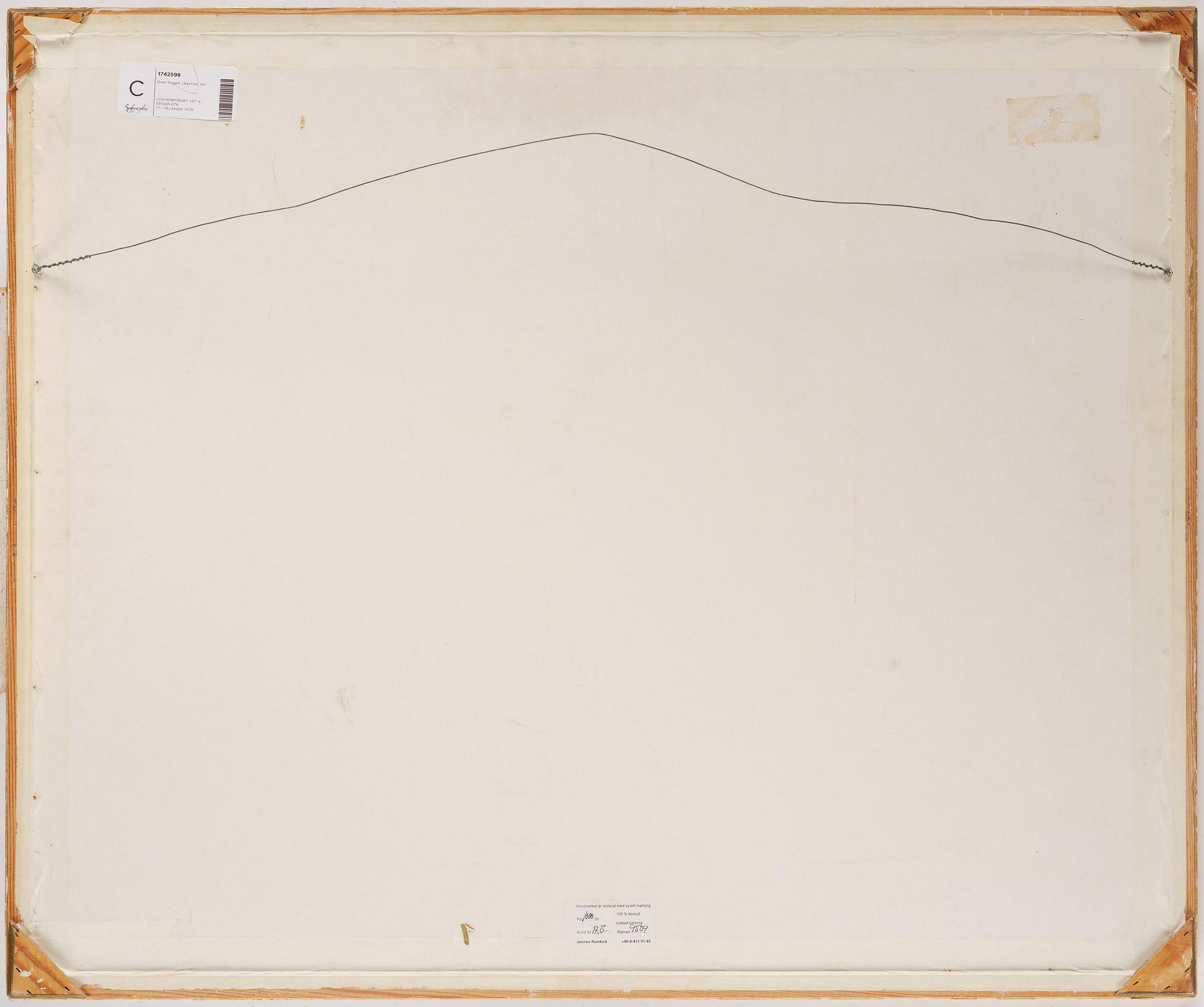 Bram Bogart, Untitled.