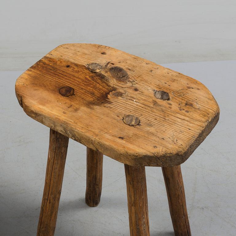 Four folk art chairs, 19th century.