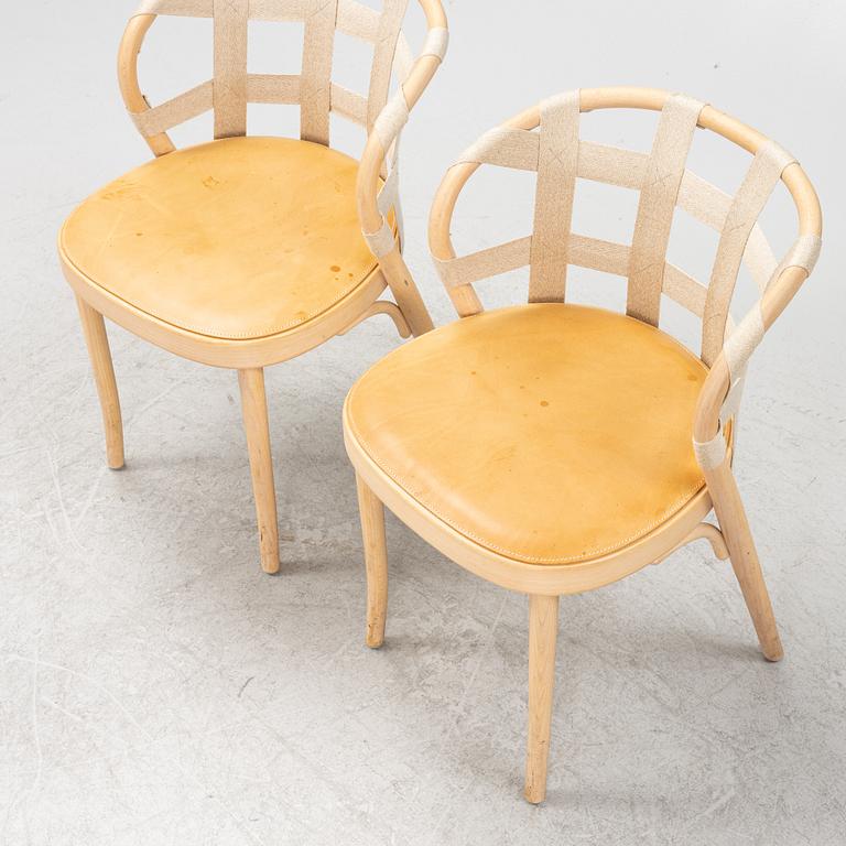 Front, a pair of beech 'Collage' chairs, Gemla, 2015.