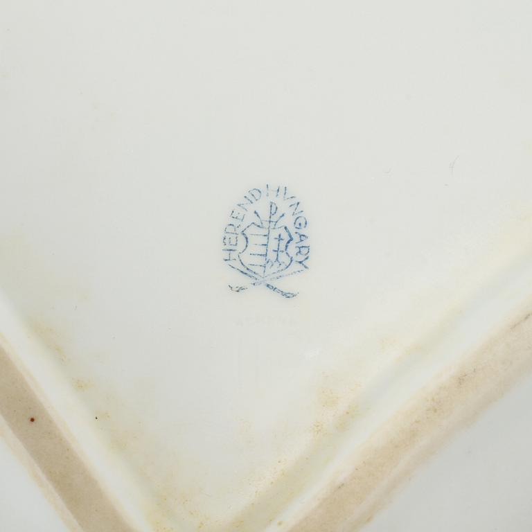 MATSERVIS, 27 delar, porslin, Herend, 1900-tal.