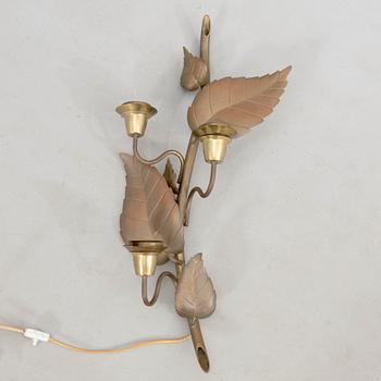 Wall lamp, mid-20th century.