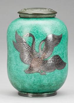 URNA, stengods, "Argenta", Wilhelm Kåge, Gustavsberg.