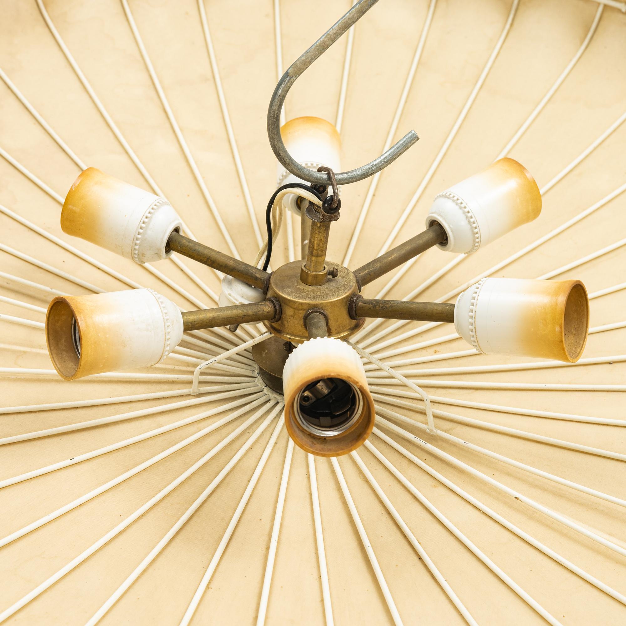 Swedish Modern plafond / taklampa, 1900-talets andra hälft.