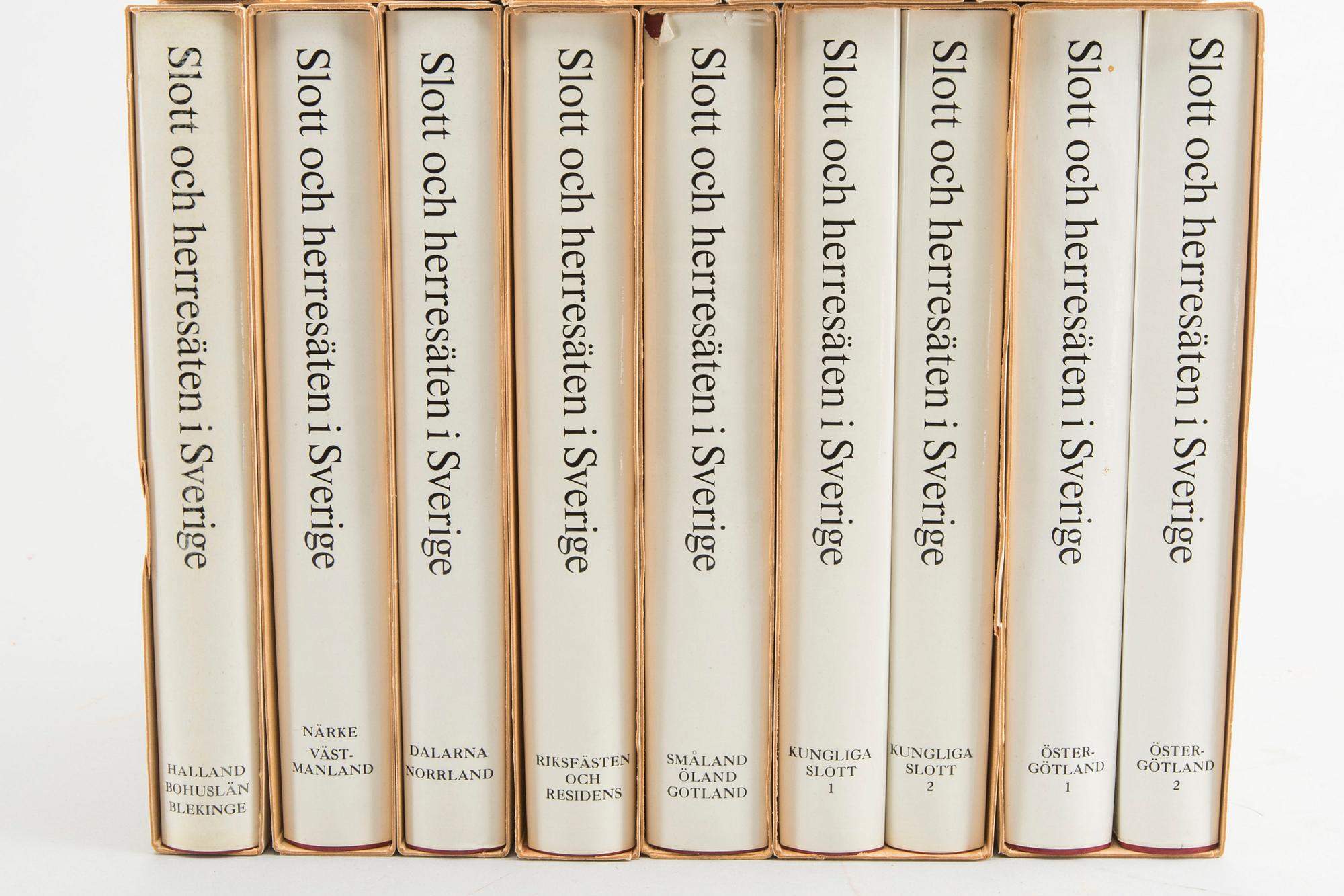 Book 18 vol "Swedish Castles and Manors in Sweden".