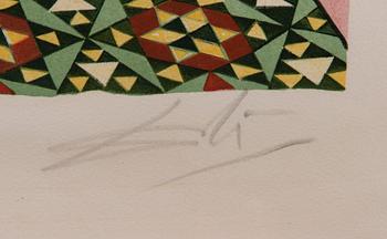 SALVADOR DALI, värilitografia, signeerattu ja numeroitu 61/160.