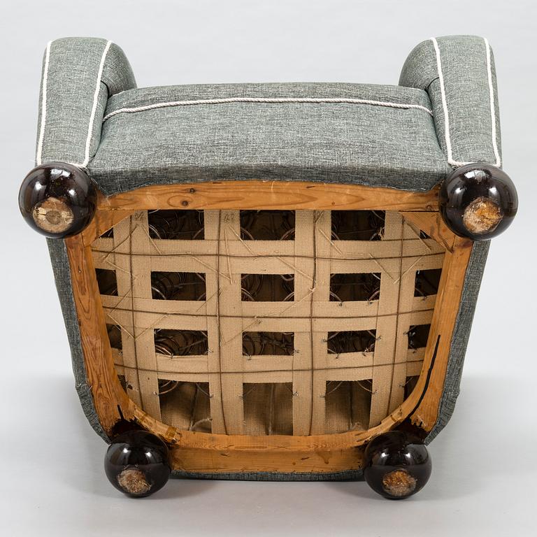 MÄRTA BLOMSTEDT, fåtölj, Aulanko-modellen. Formgiven 1939.