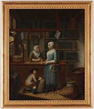 Pieter Cattel, Hos diversehandlaren.