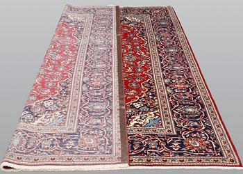 A carpet, Keshan, ca 297 x 198 cm.