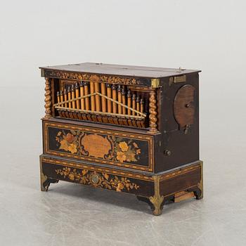 An Gebrüder Bruder barrel organ, Germany turn of the century 1900.