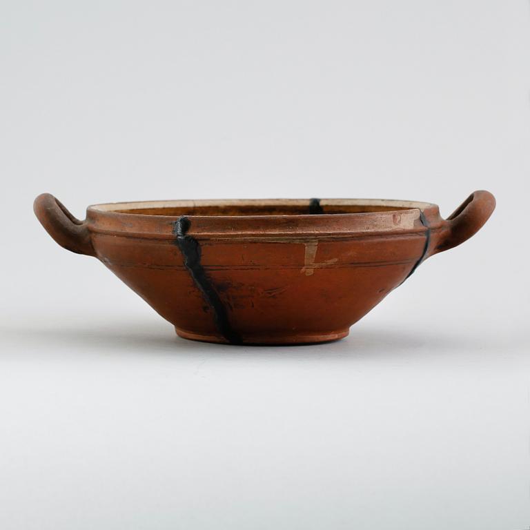 SKÅL, lergods, datering 1795.