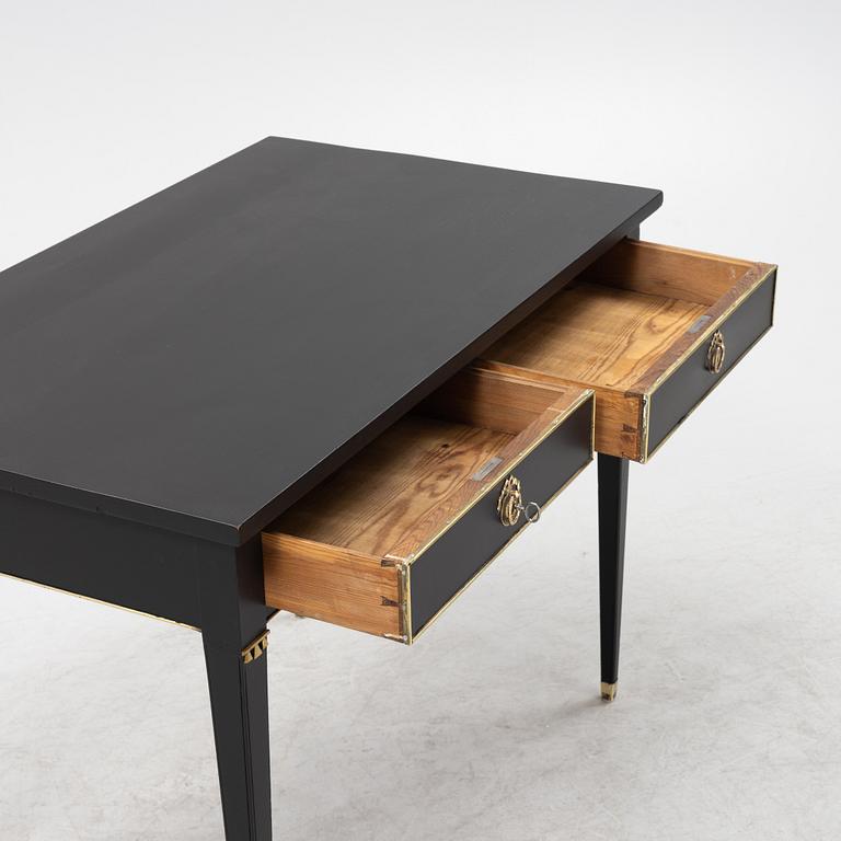 A Gustavian style desk, around 1900.