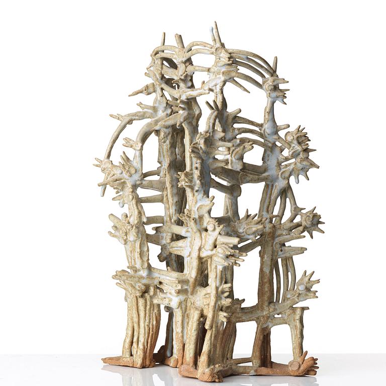 Hertha Hillfon, skulptur, egen ateljé, ca 1960.