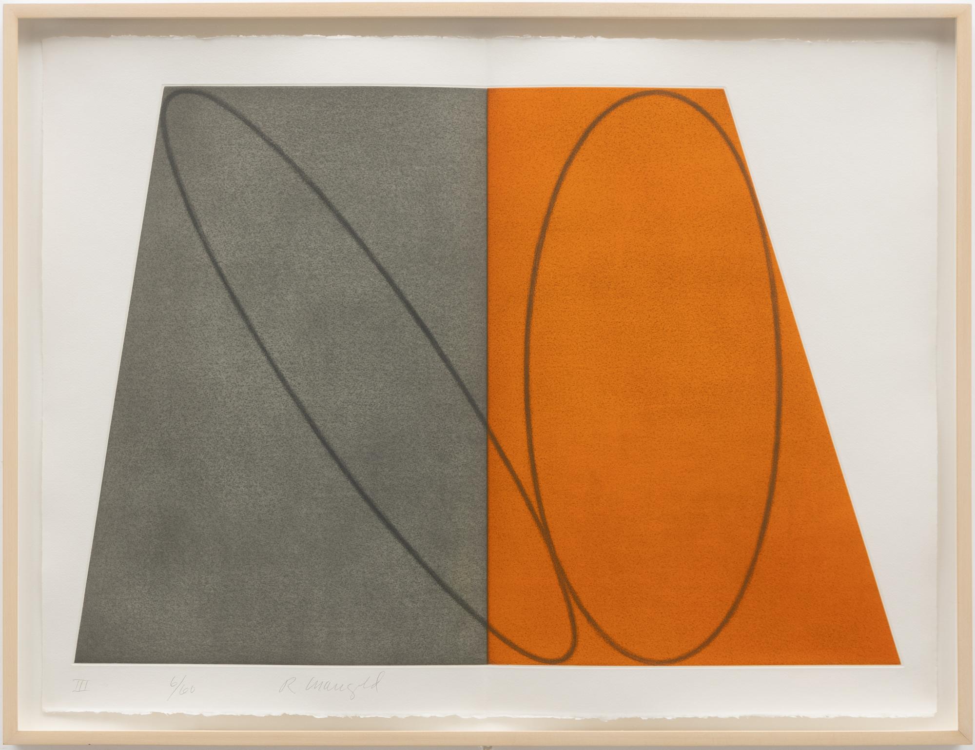 Robert Mangold, "Plane / Figure Series Folded III".